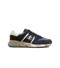 Premiata Lander 7702 Blu Sfumata Nylon Pelle Uomo