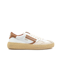 Puraai Vintage Biscotto Vegan Leather Bianco Marrone Uomo