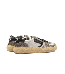 Puraai Vintage Confetti Vegan Leather Bianco Glitter Donna