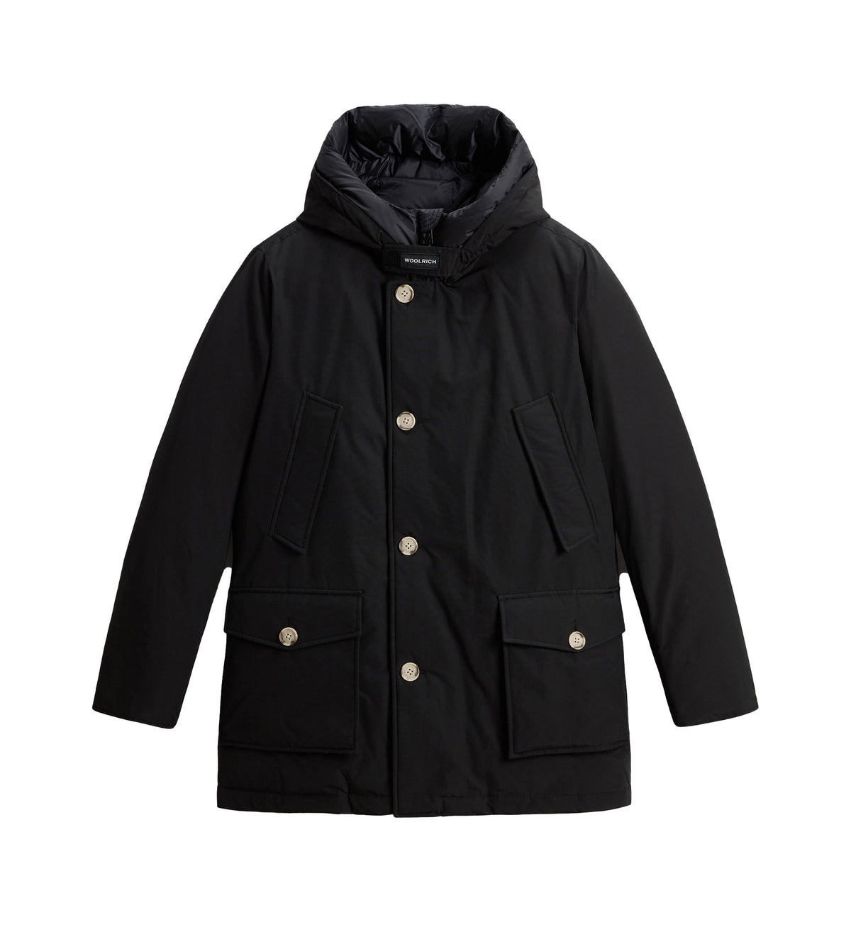 Woolrich Arctic Parka In Ramar Cloth Nero