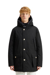 Woolrich Arctic Parka In Ramar Cloth Nero