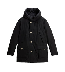 Woolrich Arctic Parka In Ramar Cloth Nero