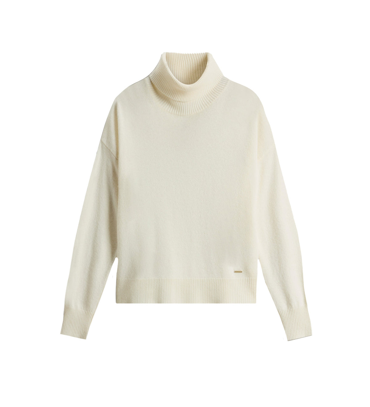 Woolrich Comfort Wool Cash Turtleneck Donna Latte