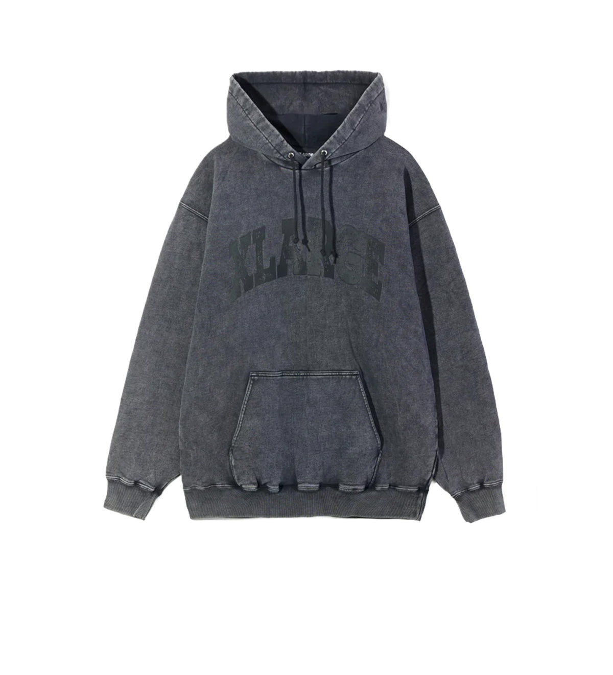 Xlarge Dyed Collage Logo Hoodie Nero