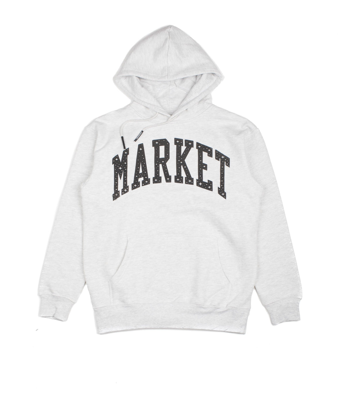 Market Arc Puff Hoodie Gray Man