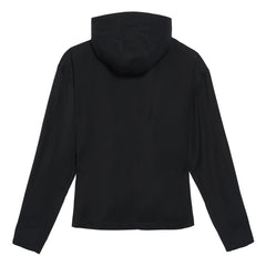 Y-3 RAYON TWILL HOODED TOP
