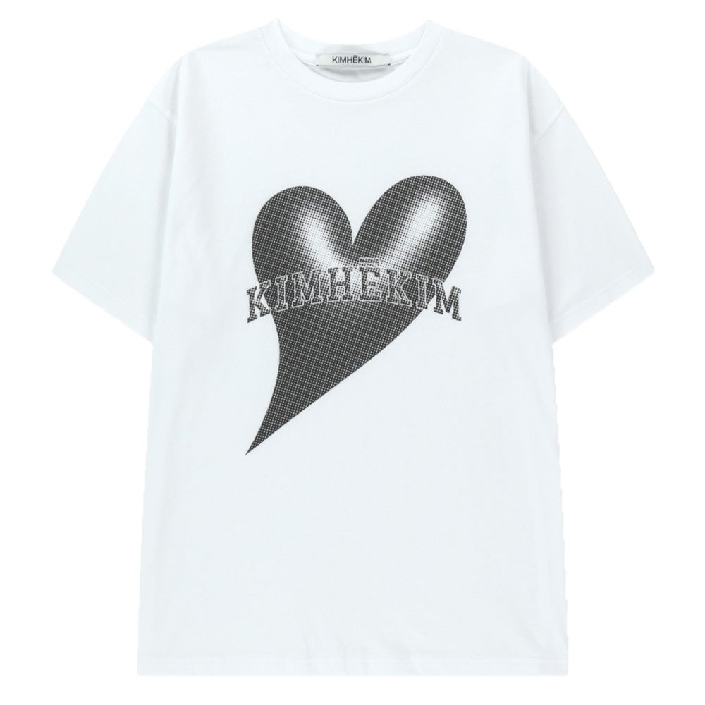KIMHEKIM HEART BALLOON PRINT T-SHIRT