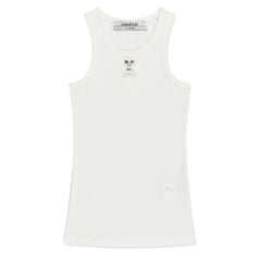 KIMHEKIM ONE PEARL PIERCING SLEEVELESS TOP