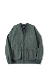 UNISEX FRONT POCKETS NYLON CARDIGAN