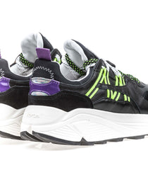 Diadora Heritage Rave Leather Pop Black Violet Fluo