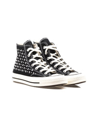 Converse Chuck 70 Canvas Ltd Crystal Swarosky Hi Black Full Crystals Black Womens.