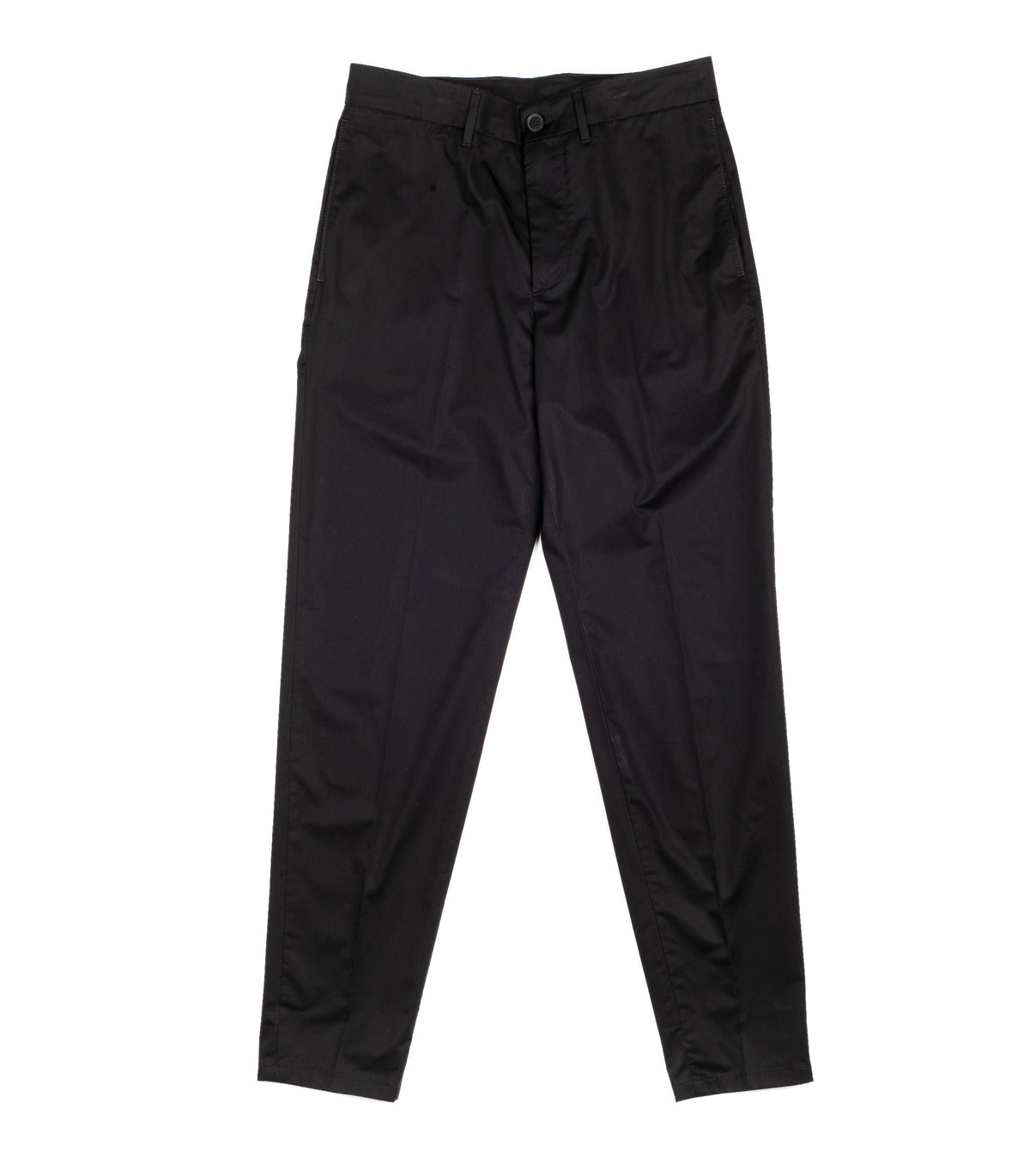 Aramani X Black Cotton Wide Pants Man