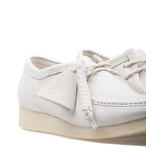 Clarks Wallabe Classic Off White Nubuck Men's