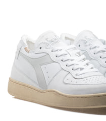 Diadora Milano Basket Row Cut White Unisex