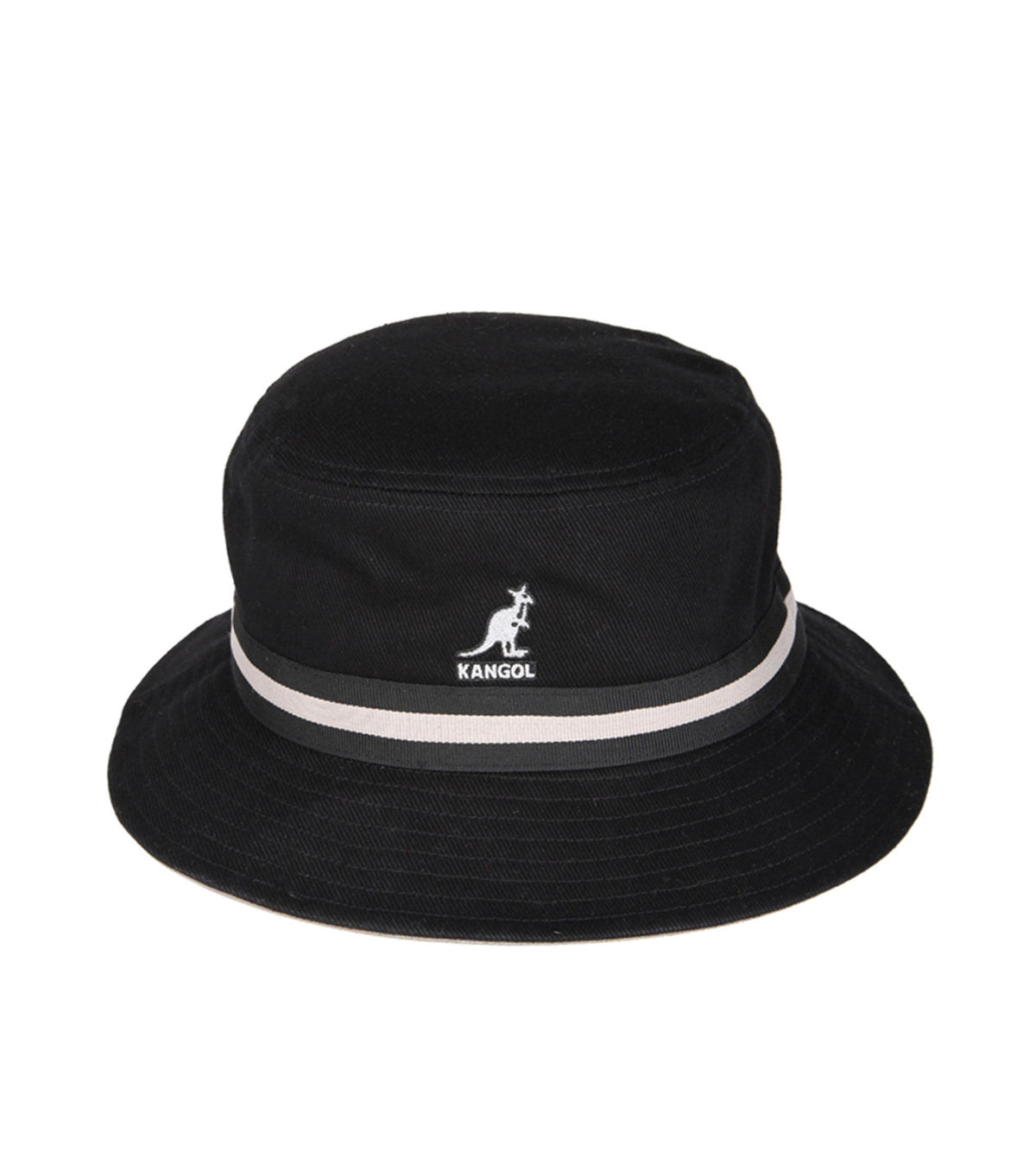 Kangol Stripe Lahinch Bucket Black