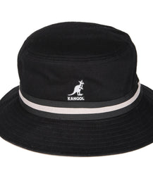 Kangol Stripe Lahinch Bucket Black