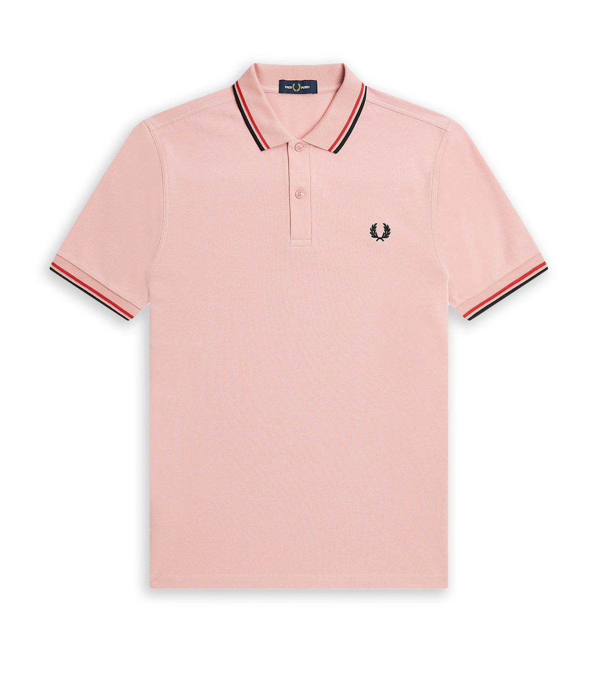 Fred Perry Twin Tipped Pink Polo Shirt for Men