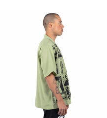 Pleasures Choices Green Printed Shirt