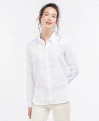 Barbour Marine Shirt White Woman