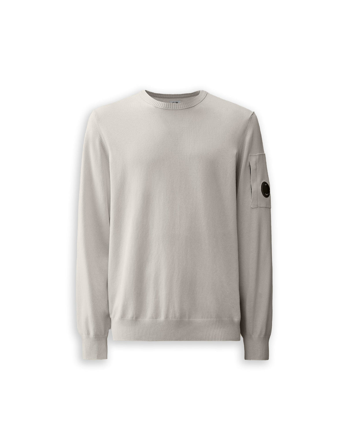 CP Company Cotton Crepe Knit Gray Men's Shirt