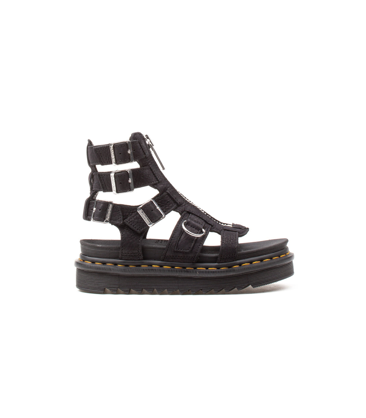 Dr. Martens Olson Nappa Zip Sandal Black Women