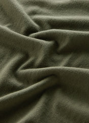Woolrich Logo Crewneck Sweater Olive Green Men