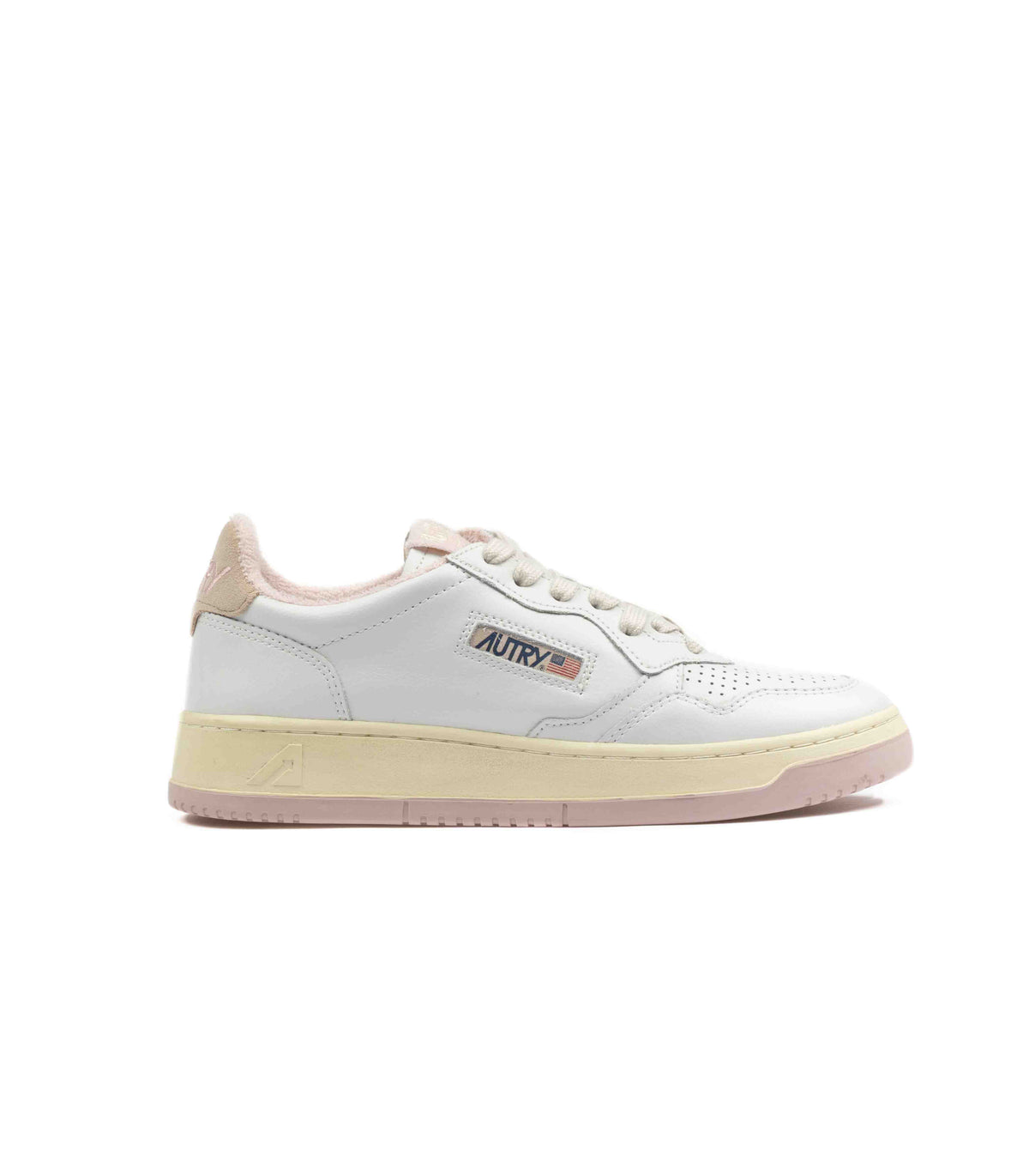 Autry Medalist Low Virgin Sponge White Pink Women