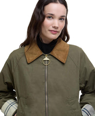 Barbour Catlin Showerproof Jacket Olive Green Women