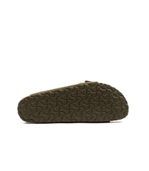 Birkenstock Arizona Leather Suede Faded Khaki