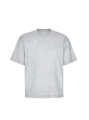 Oversized Cotton T-Shirt in Grey Dyed Garment