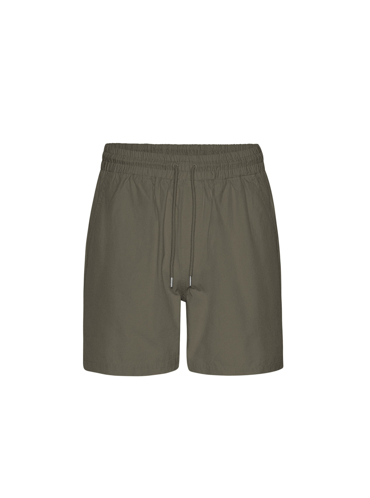 Organic Cotton Shorts with Green Elastic