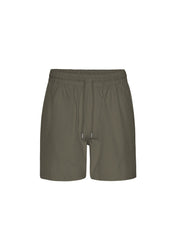 Organic Cotton Shorts with Green Elastic