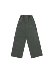 One Tuck Wide Fatigue Pants Khaki