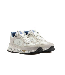 Premiata 6621 Mase Pelle Mesh White Stone Men