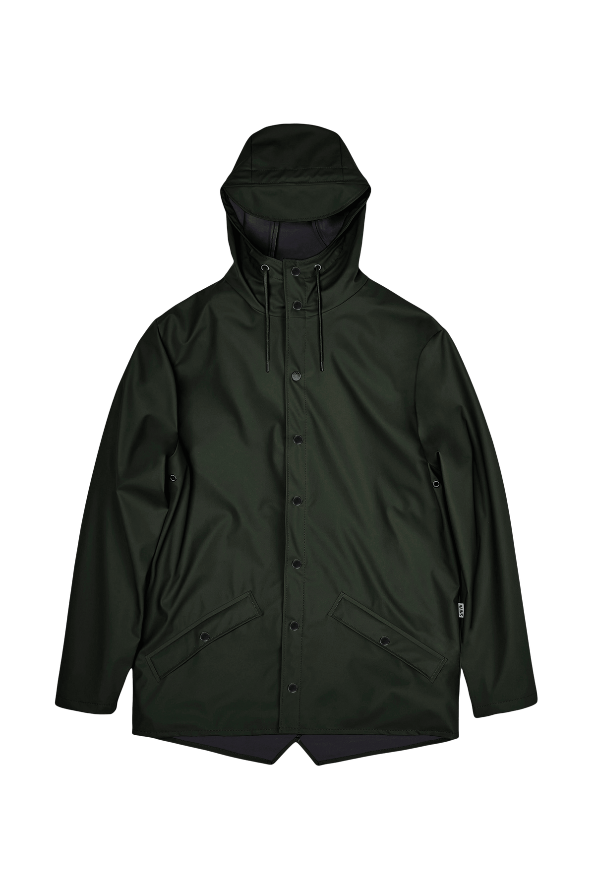 Rains 12010 Button Green Unisex Raincoat