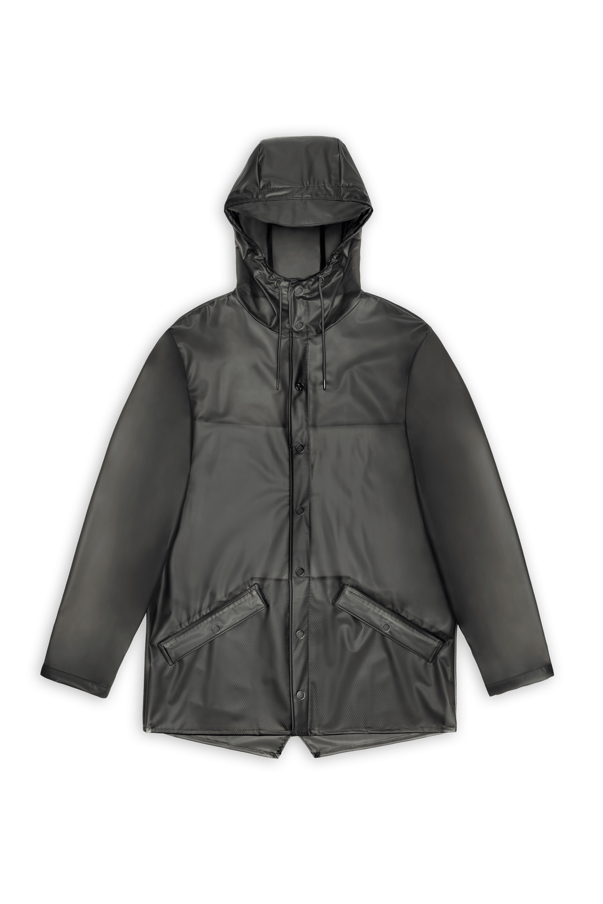 Rains 12010 Buttons Grey Unisex Raincoat