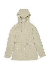 Rains Curve Short Jacket Cream