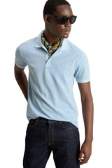 Mackinack Polo Shirt In Light Blue Cotton Piqué