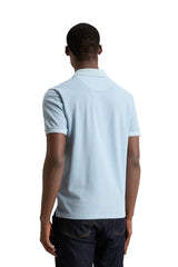 Mackinack Polo Shirt In Light Blue Cotton Piqué