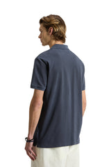 Mackinack Polo Shirt In Blue Cotton Piqué