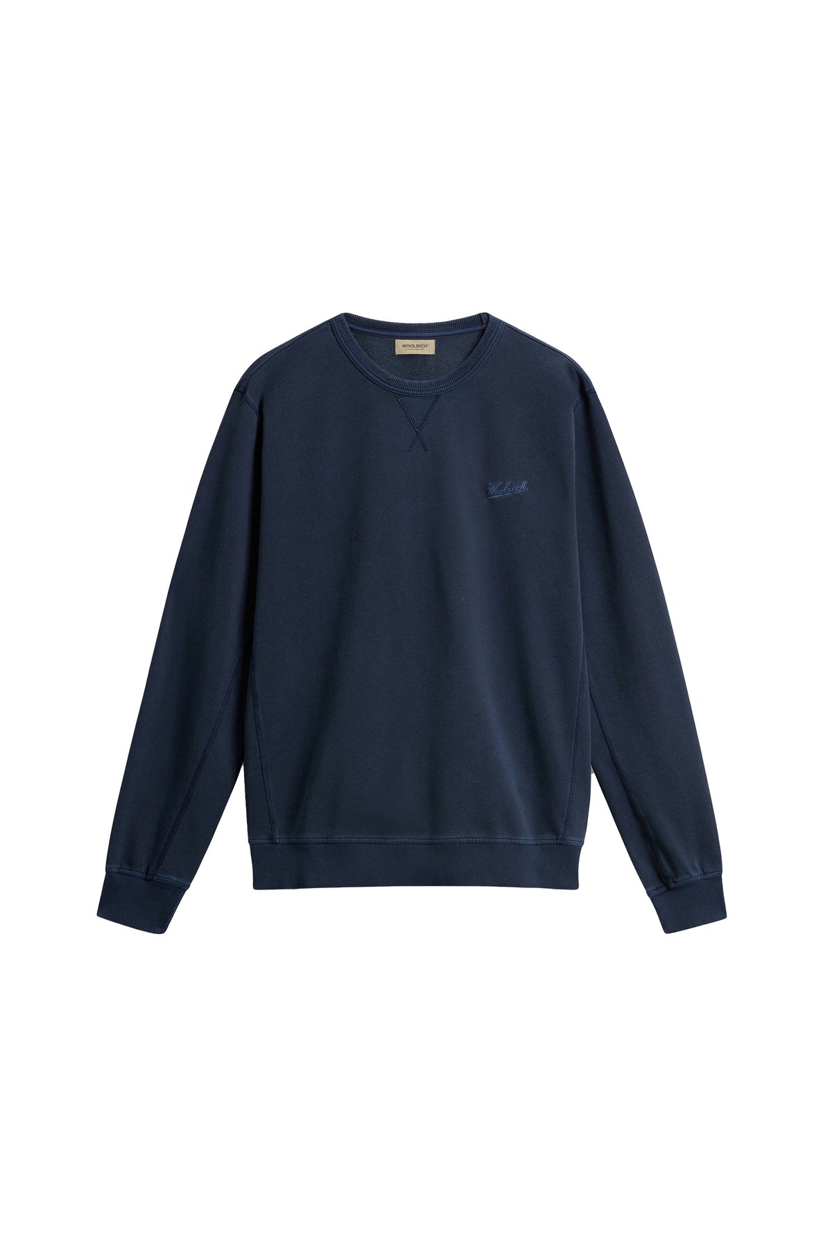 Crewneck Sweatshirt in Pure Lightweight Cotton, Blue