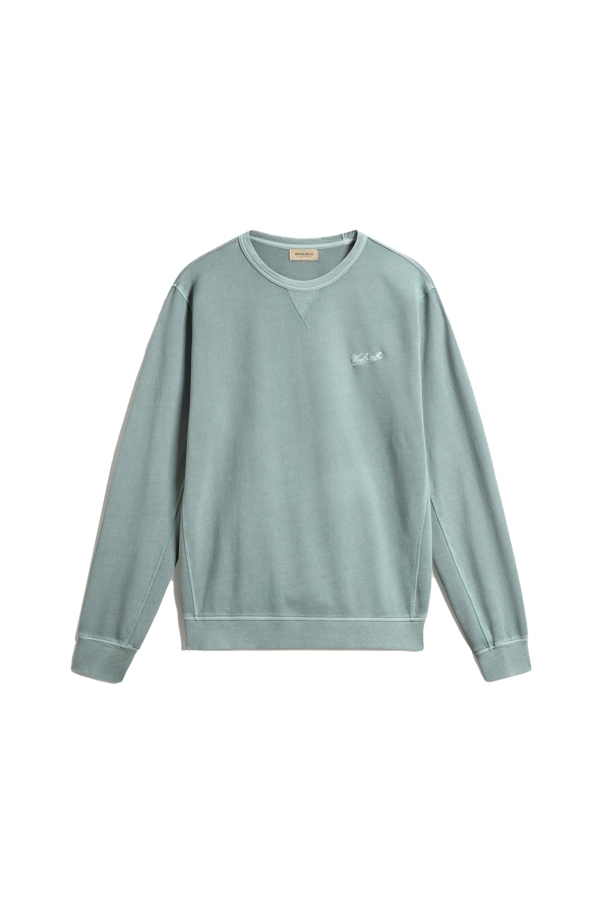 Crewneck sweatshirt in pure lightweight cotton dyed in Cape Verde.
