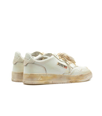 Autry Sup Vintage Low Woman Leather White