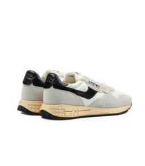 Autry Reelwind Low Man Suede White Black