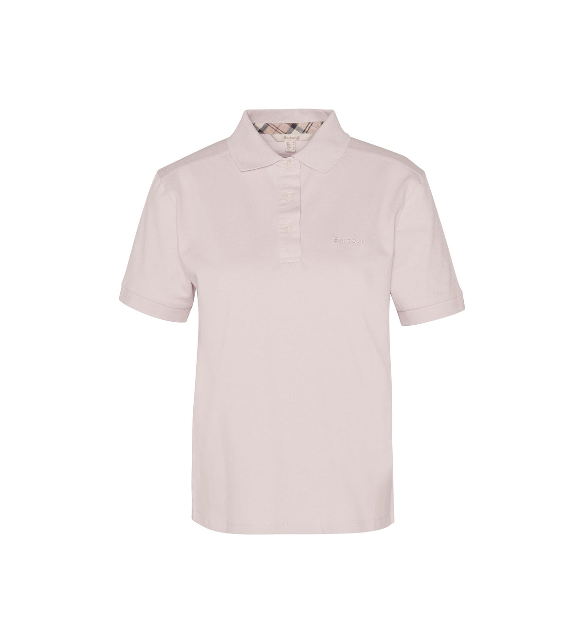 Polo Barbour Bowford Maniche Corte Rosa Donna