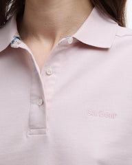 Polo Barbour Bowford Maniche Corte Rosa Donna