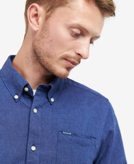Barbour Camicia Lino Botton Down