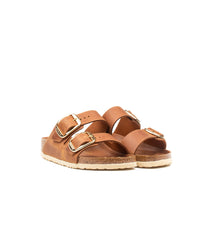 Brikenstock Arizona Big Buckle Cognac Oiled Leather