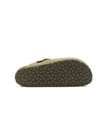 Birkenstock Boston Faded Khaki Suede Leather