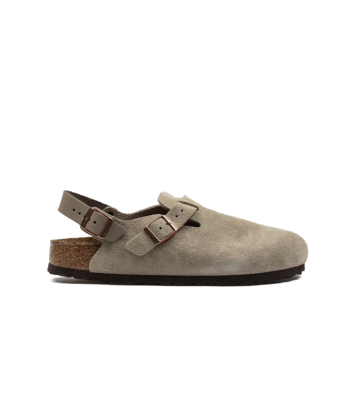 Birkenstock Tokio Taupe Suede Leather